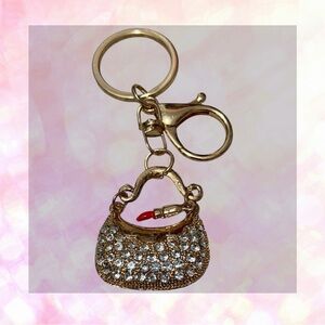 🦄 Rhinestone Mini Bag Bag Charm/Keychain!